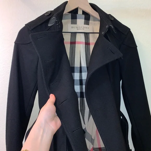 Burberry Brit Black Wool Jacket